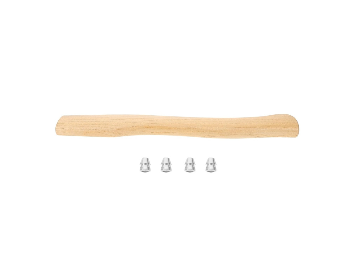 Mango De Madera De 38 Cm Con Empuñadura Ergonómica Corta Para Jardinería, Senderismo, Caza Y Trabajo.