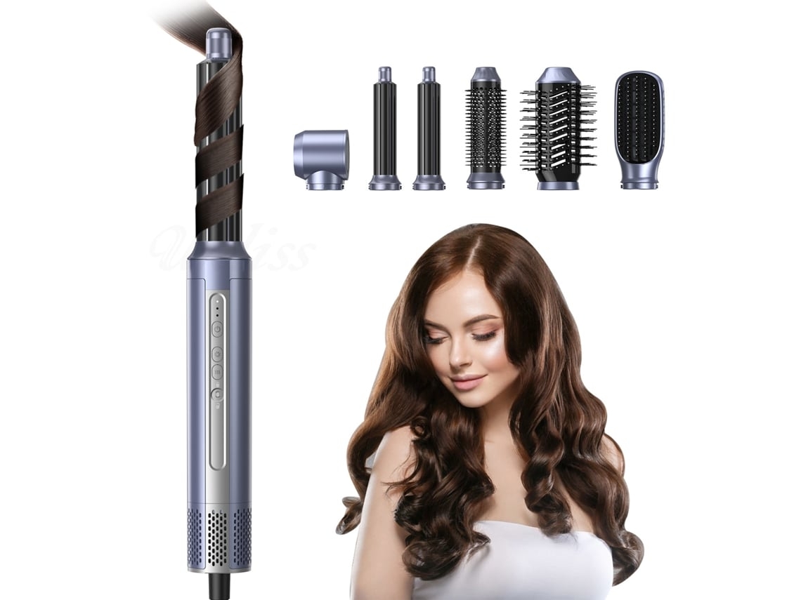 Rizador de pelo-626-4 Gris plateado3 niveles de temperatura