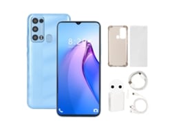 Smartphone 4g De 6,54 Pulgadas, 12 Gb/256 Gb, Android 12, Batería De 6800 Mah, 100-240 V, Enchufe Azul De La Ue.