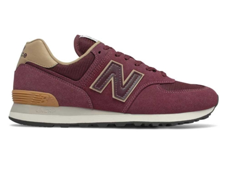Zapatillas NEW BALANCE 574 Hombre (42.5 - Cor cereja)