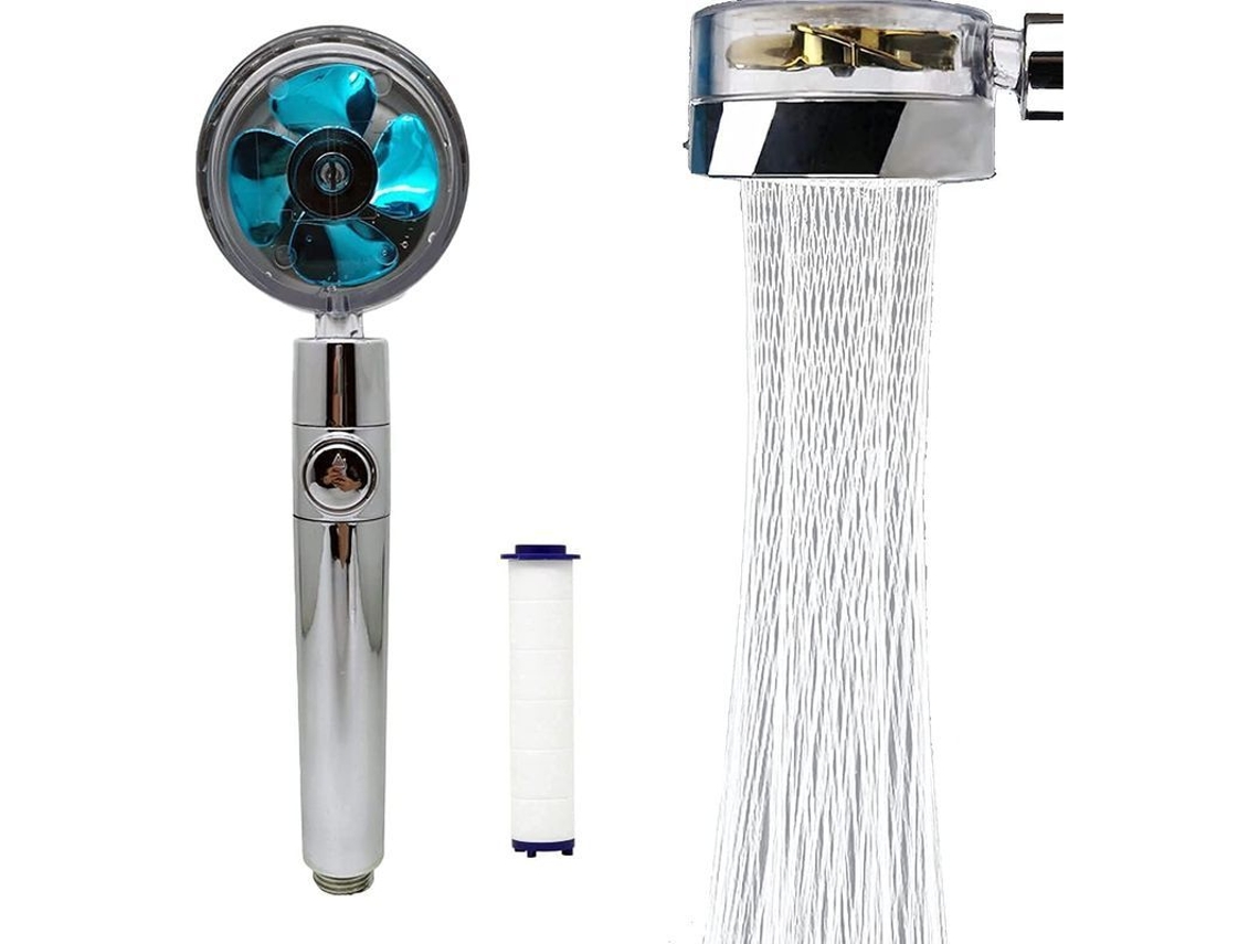 Cabezal De Ducha De Alta Presión Con Ahorro De Agua, Filtro Y Botón De Pausa.
