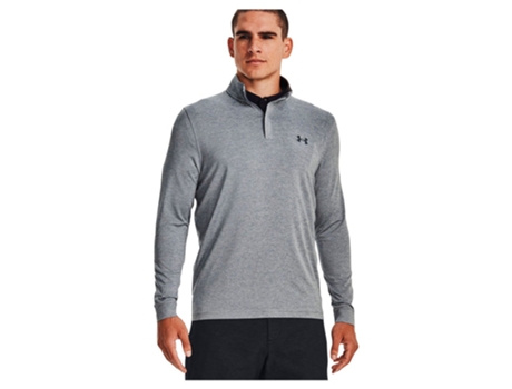 Camiseta Unisex para Golf UNDER ARMOUR GOLF Longa Zíper Playoff Gris (2XL)