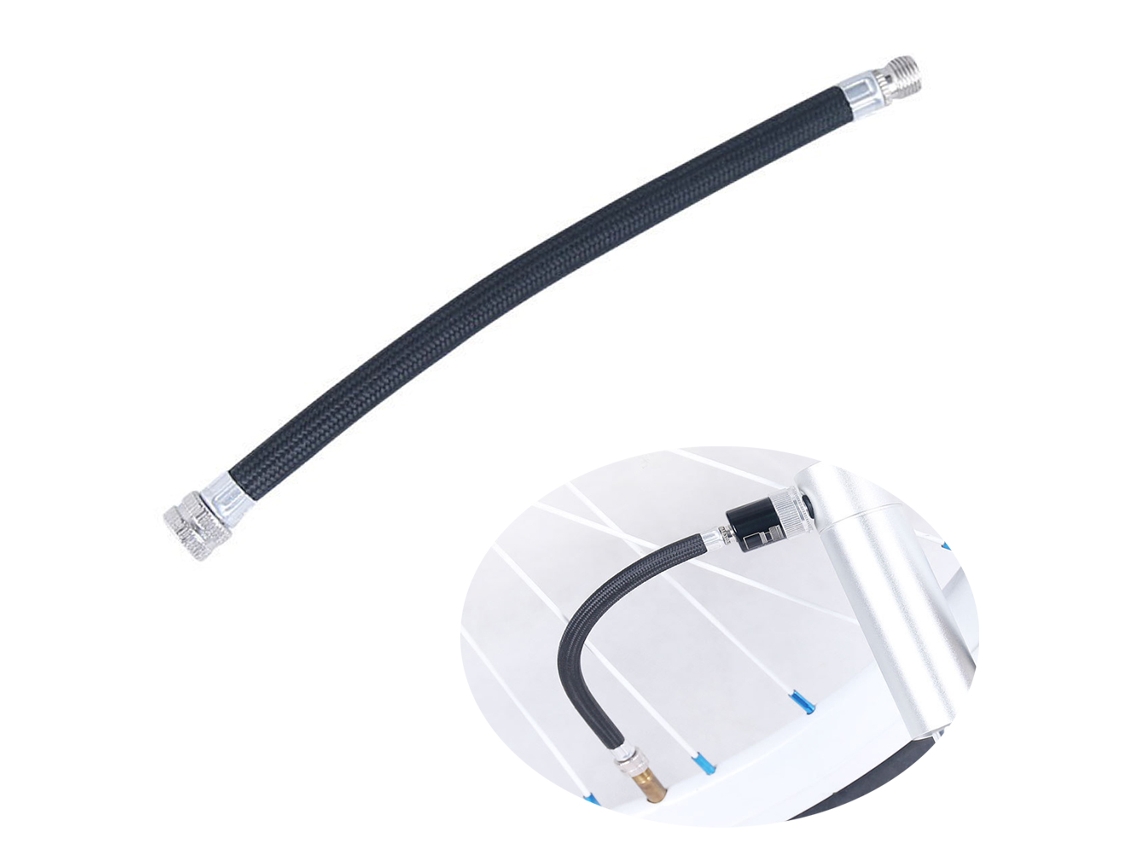 Tubo Extensor Duradero Para Bomba De Bicicleta Con Válvula Schrader, Alta Presión, Accesorio Para Bomba De Inflado.