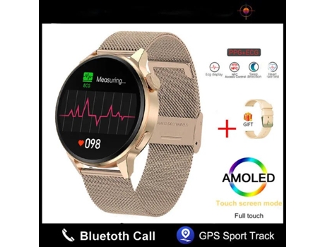 Relojes inteligentes para mujer y hombre, reloj inteligente con llamada Bluetooth, deporte, GPS, movimiento, seguimiento, frecuencia, ECG, NFC, rel...