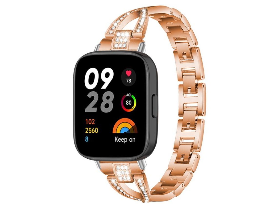 Pulsera para Redmi Watch 3 - Metal - Diamante en forma de X