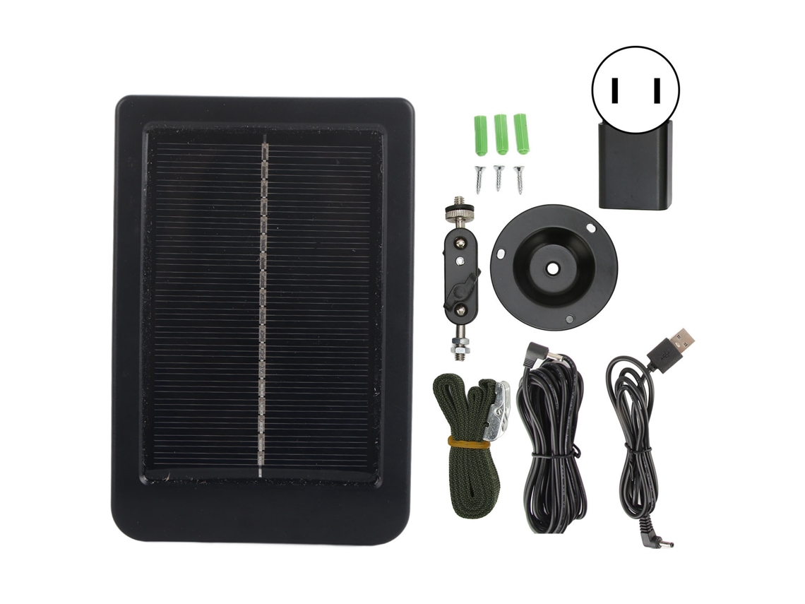 Panel solar LAXISCREED IP66 con batería integrada para cámaras de caza