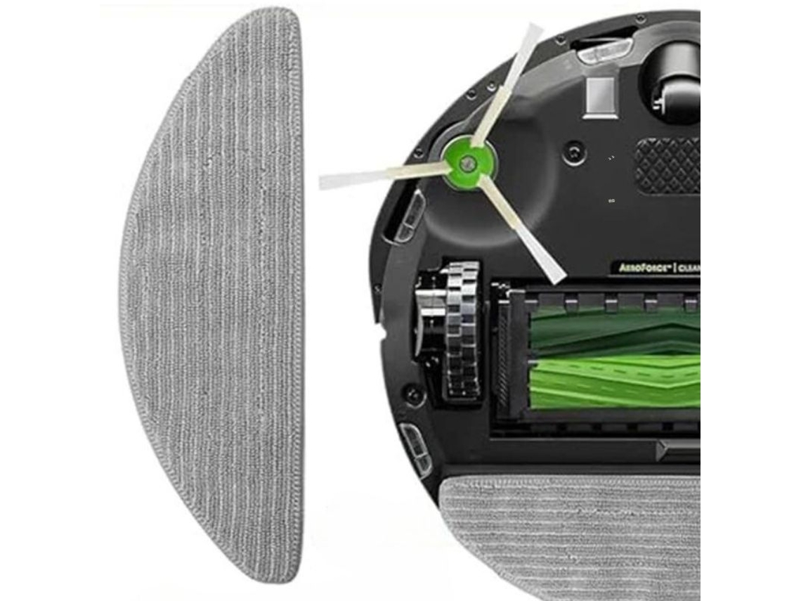 5X Pack Paños de limpieza lavables Mope para Roomba Combo J5