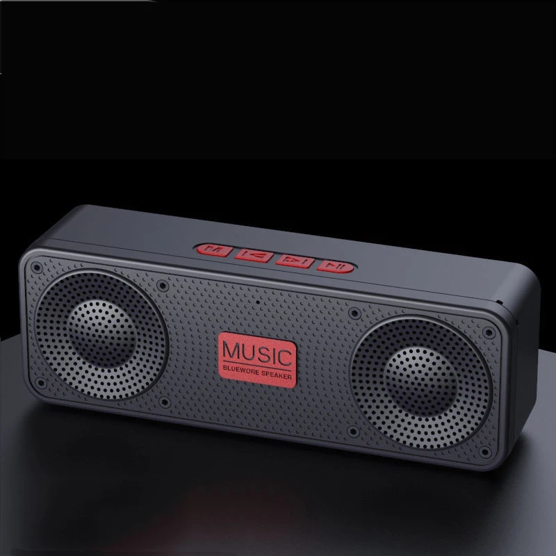 (rojo) Radio Fm Portátil - Bluetooth 5.0 Inalámbrico, Compatible Con Tarjeta Tf, Unidad Flash Usb Y Reproducción Aux - Llamadas Manos Libres