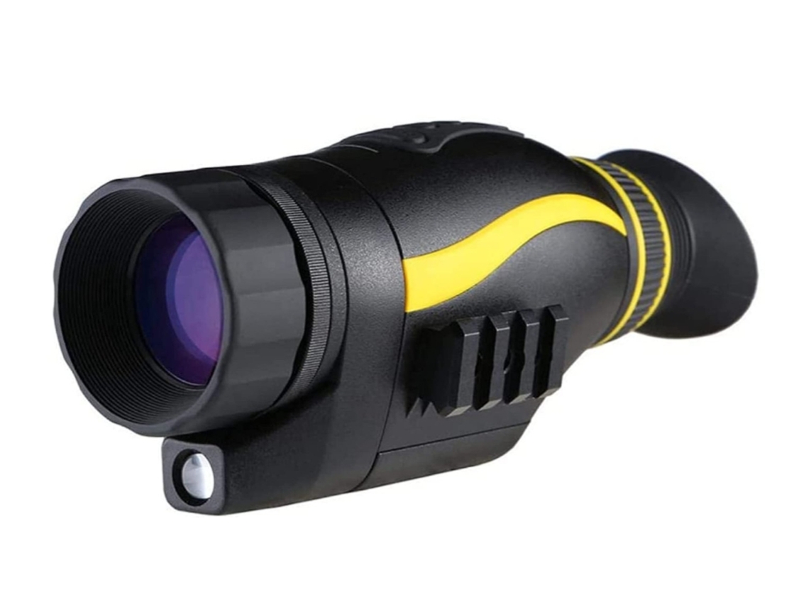 Binoculares de imagen térmica, binoculares de visión nocturna, monoculares digitales HD para tomar fotos nocturnas, videocámaras, telescopios cuádruples Yizhood (negros)