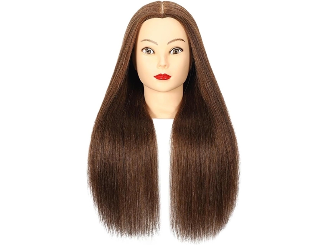 Cabezas De Maniquí 100% Cabello Humano Para Entrenamiento De Peluquería. Muñecos De Maniquí Para Peluquería Solon.