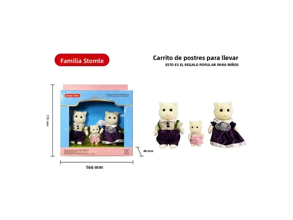 New Forest Animal Al Aire Libre Vagón Escolar Autobús Conjunto Diy Simulación Muebles Niña Pasar Juguetes Caseros