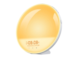 Reloj despertador con luz natural y LED de colores. Kofihety