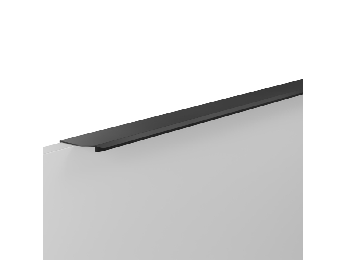 Tirador Para Mueble En Zamak Distancia Entre Ejes En 160 Mm Acabado En Barniz Negro Mate