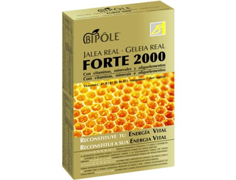 Complemento Alimentar INTERSA Bipole Jalea Forte 2000 20 Ampolas (Pomelo - 90 Cápsulas)