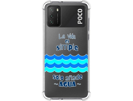 Carcasa Xiaomi POCO M3 / Redmi 9T TUMUNDOSMARTPHONE Agua Multicolor