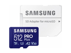 Micro sd card uhs-i u3 full hd 4k uhd 180mb/s read 130mb/s write memory card incl. sd adapter 2023 SAMSUNG Pro Plus 512 GB