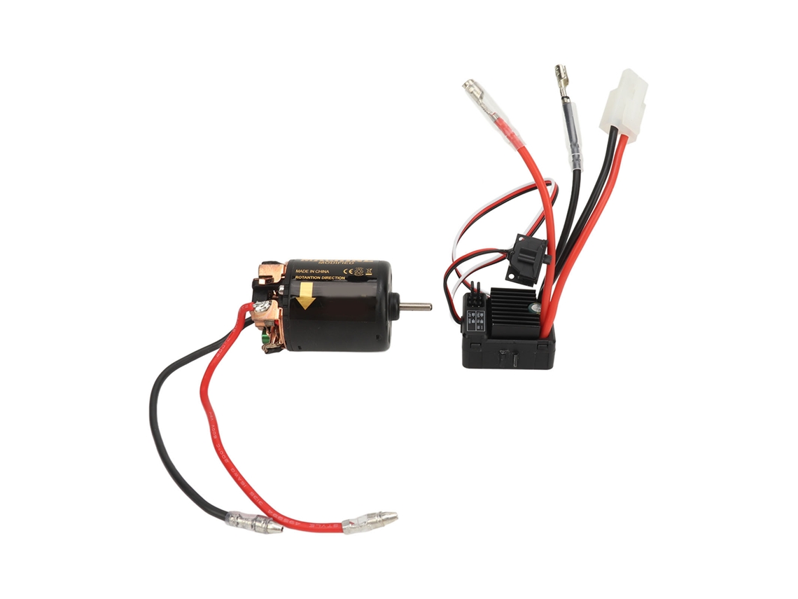 Kit De Motor Rc 540 De Alto Torque Con Esc Y Controlador De Velocidad De 60 A, Accesorio Para Coches Rc A Escala 1/14 Y 1/10 (55t)