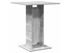 Mesa de bistró Sonoma MAISON EXCLUSIVE de madera gris (60 x 60 x 75 cm)