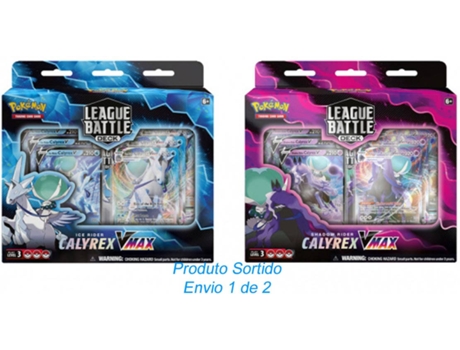 Juego de Cartas POKEMON Pkm Calyrex Vmax League Battle Deck