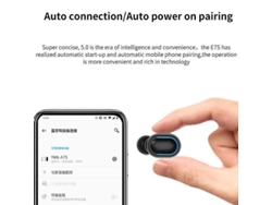 Auriculares Bluetooth True Wireless YDCY E7S Digital impermeable Tws 5.0 en la oreja
