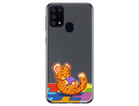 Carcasa Samsung Galaxy M31 TUMUNDOSMARTPHONE Dibujos Transparente Multicolor