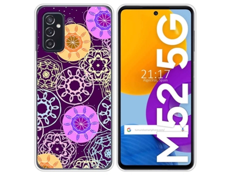 Carcasa Samsung Galaxy M52 5G TUMUNDOSMARTPHONE Dibujos Multicolor