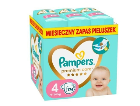 Pañales Desechables PAMPERS 4-5 (174 Unidades)