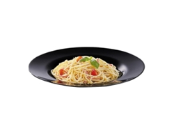 Plato pasta 28,5 cm friends negro
