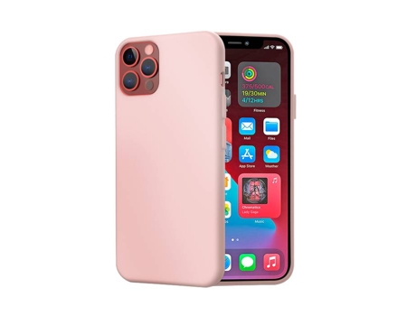 Funda para iPhone 12 Pro Max SO SEVEN Silicona Rosa