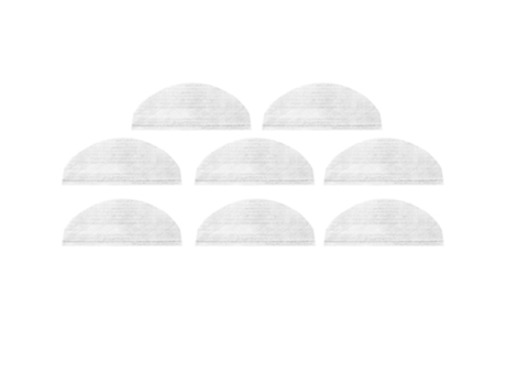 8pcs esfregões de pano para eufy x8 robô aspirador de pó lavável