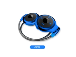 Auriculares Estéreo Inalámbricos Bluetooth (azules), Micrófono Manos Libres, Banda Para El Cuello, Cancelación De Ruido