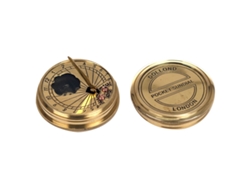 Reloj Solar/Brújula Bolsillo Decoración Náutico Colección World Map Signes Grimalt Decor And Go