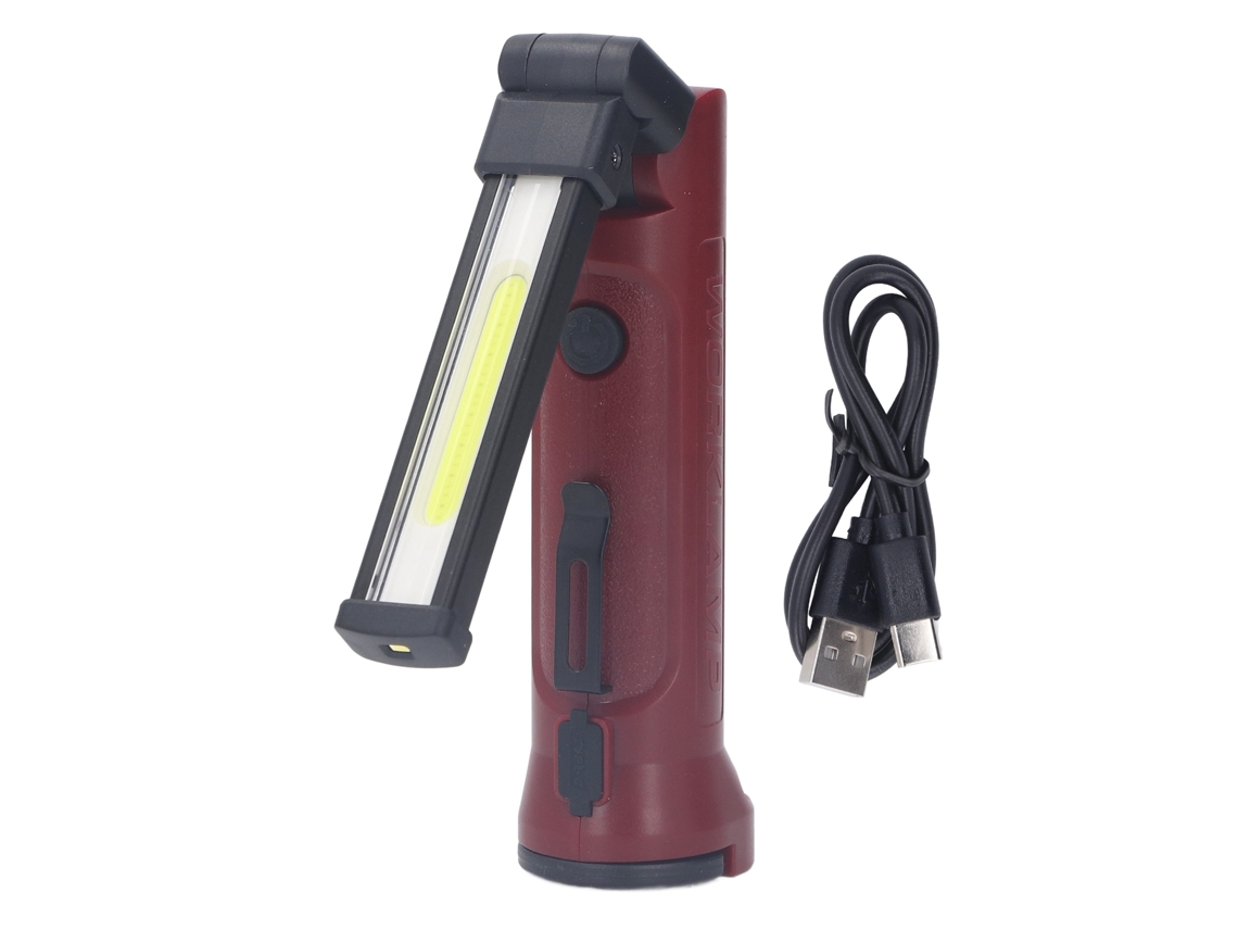 Linterna de trabajo LED plegable CHABERLU con clip magnético