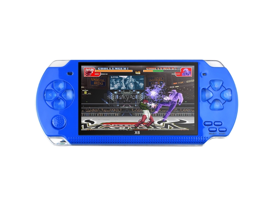 Consola de juegos portátil Retro X6 - Pantalla de 4,3 pulgadas - 10.000 juegos integrados - Cámara de 3 MP - Multimedia