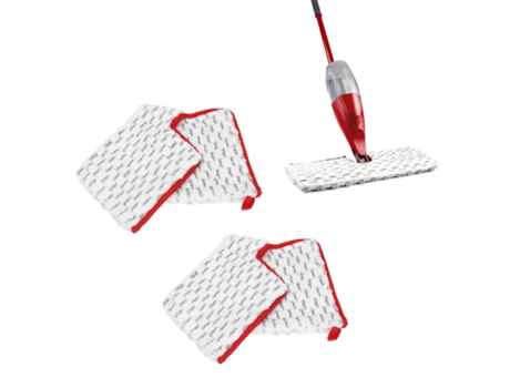 Almohadillas de Microfibra para Mopa de Repuesto, Paño de Mopa Desmontable