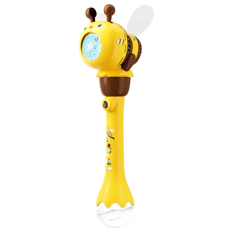 Pistola De Burbujas Eléctrica (amarilla), Juego Para Fiestas Al Aire Libre, Regalo Para Niños