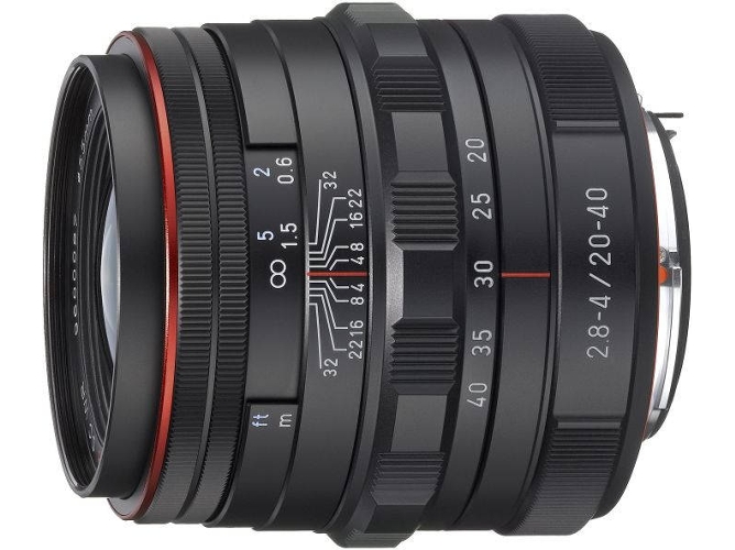 Objetiva PENTAX HD DA 20-40mm F2.8-4 ED Limited DC WR (Negro - Encaje: Pentax KAF - Apertura: f/32 - f/2.8)
