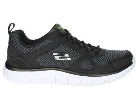 Zapatillas Deportivas SKECHERS Track Bucolo (Negro - Tejido, Material Sintético- 42)