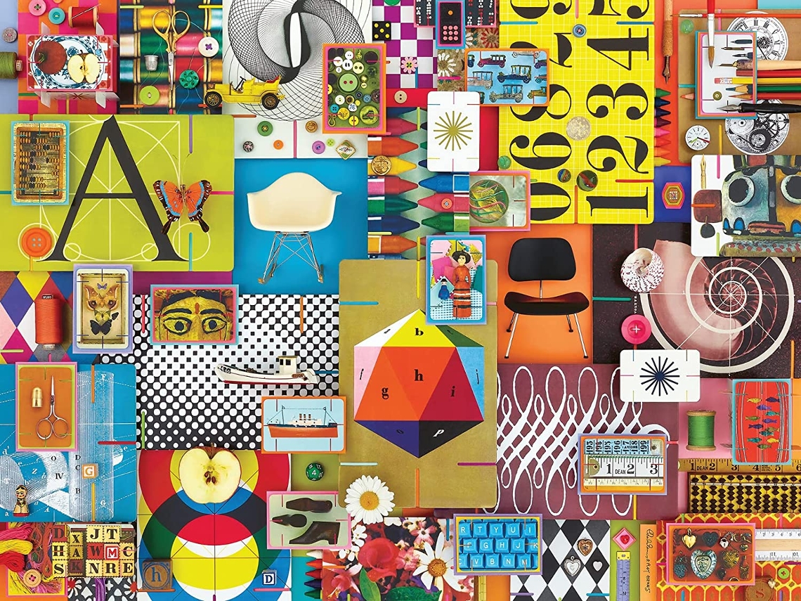 Rompecabezas de la Casa de Naipes de Ravensburger Eames, 1500 piezas