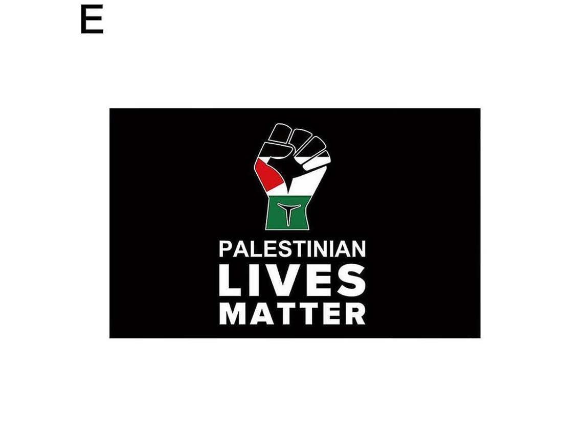 Pegatinas Con La Bandera Palestina (1/5 Unidades) Para Coche, Moto Y Casco (vinilo)