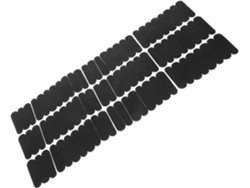 100 Tiras Antideslizantes Silicona Perchas Madera Autoadhesivas Agarre Protector Pequeñas Negras Hogar Tienda