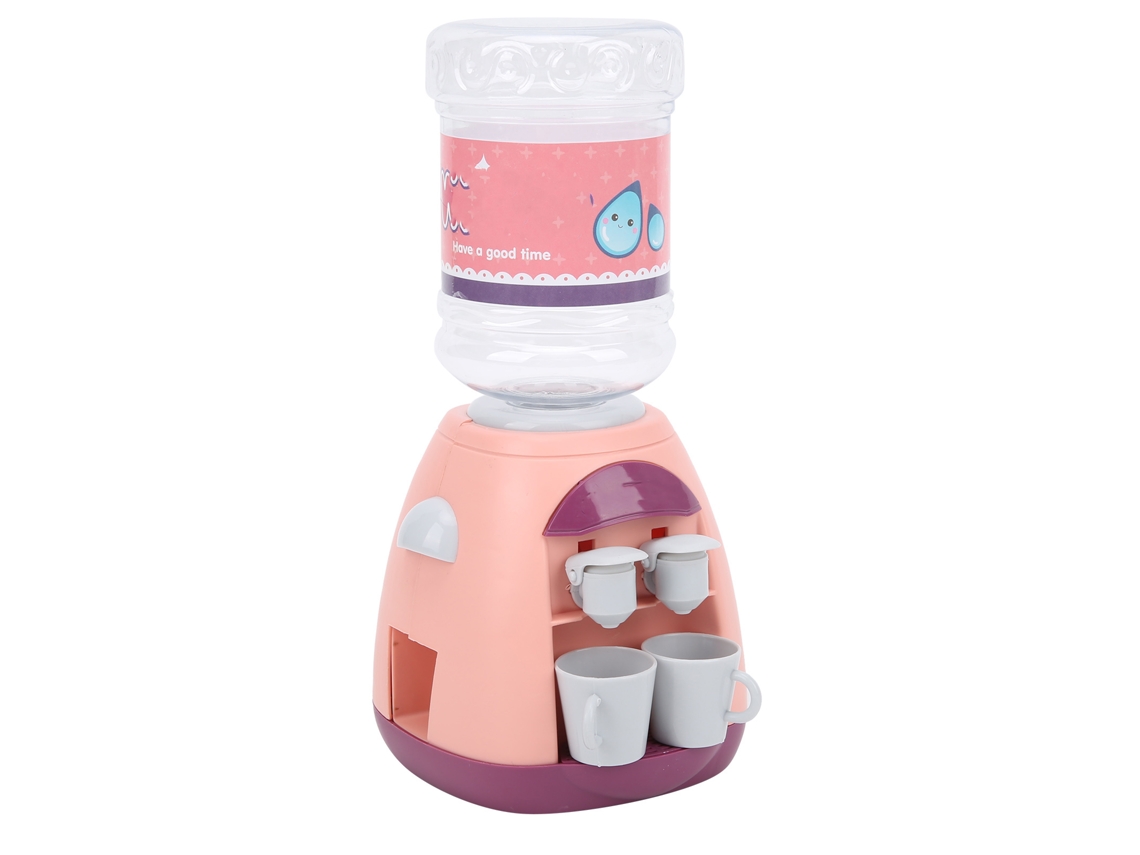 Mini Dispensador De Bebidas Para Niños Con Efecto De Sonido, Juguete Educativo, Cocina De Simulación, Rosa.