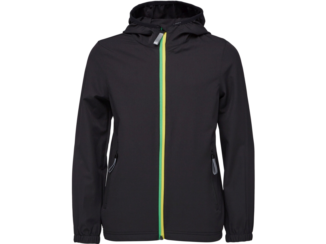 Chaqueta infantil Loap Urmili negra para niños de 134 a 140 cm