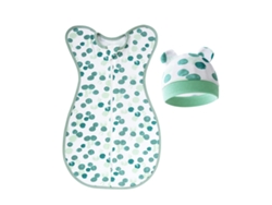 Saco de dormir para bebé, para bebés de 0 a 3 meses (verde) Czhhmart