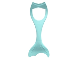 Protetor de Cílios para Máscara, Ferramenta de Aplicação Silicone Reutilizável com Pente Curvo e Design Sereia