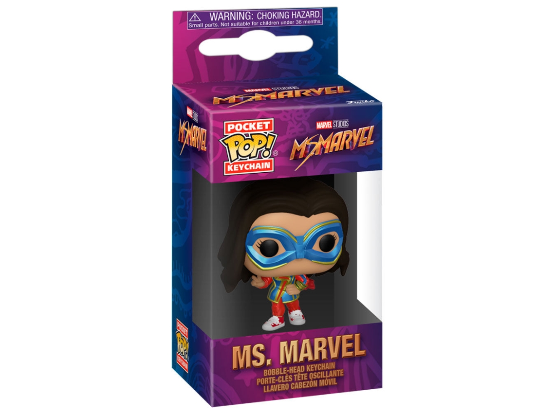 Llavero Pocket Pop de Marvel, Sra. Marvel Marvel B. activo
