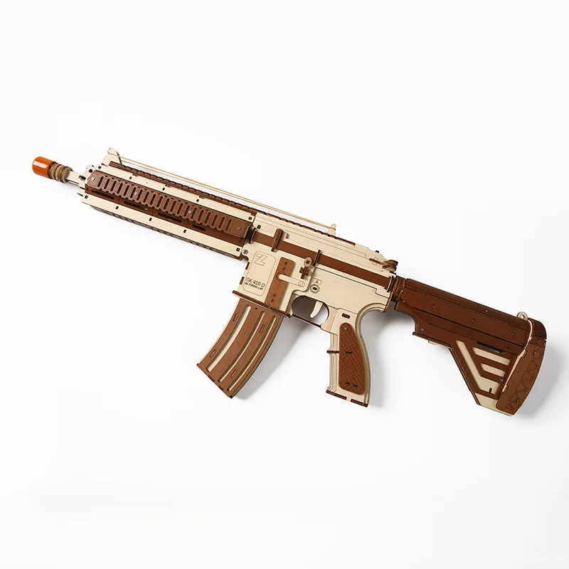 Nuevo Rompecabezas 3d De Madera, Modelo De Montaje De Equipo Militar De La Serie M416.