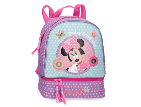 Mochila Escolar DISNEY (23 x 28 x 13 - Morado)