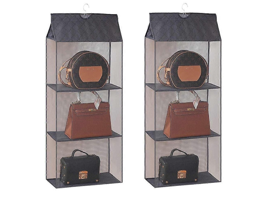 Organizador de bolsos, organizador de zapatos, bolsa de almacenamiento colgante, organizador de bolsos plegable