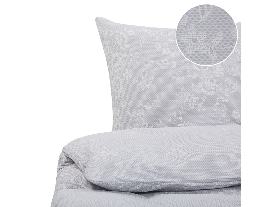 Juego de Capas de Edredón BELLIANI Morningside (Gris - 135x200 cm)